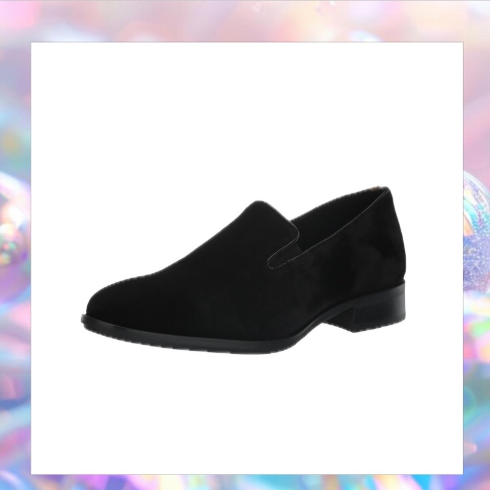 BOSS Men Colby Black Velvet Dress Loafer Size 6.5 New